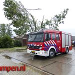 Boerderij ingestort na windstoten buienlijn
