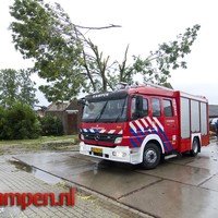 Boerderij ingestort na windstoten buienlijn