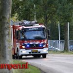 Machinebrand op industrieterrein