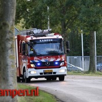 Machinebrand op industrieterrein