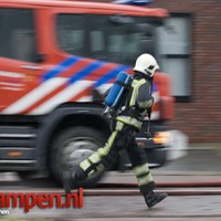 Grote brand opslagloods Genemuiden