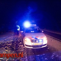 Auto te water Frieseweg Kampen