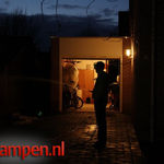 Heg vat vlam door vuurwerk