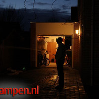 Heg vat vlam door vuurwerk