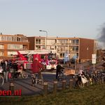 Grote brand verwoest bedrijf in Lemmer