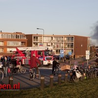Grote brand verwoest bedrijf in Lemmer
