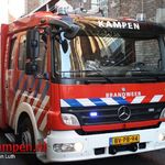 Brandweer assisteert ambulance bij Hervormde Kerk