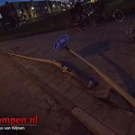 Flinke schade na op hol geslagen paard