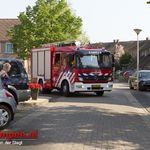 Televisie vat vlam op zolder woning Paardenbloem