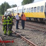 Biels in brand bij station Kampen