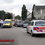 Flinke schade na ongeval Izak van der Horststraat