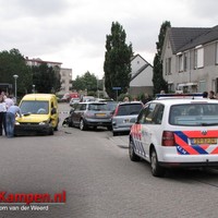 Flinke schade na ongeval Izak van der Horststraat