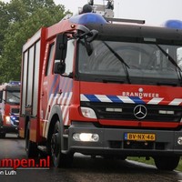 Brandweer rukt massaal uit voor schoorsteenbrandje