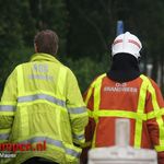 Klein gaslek na graafwerkzaamheden