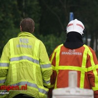 Klein gaslek na graafwerkzaamheden