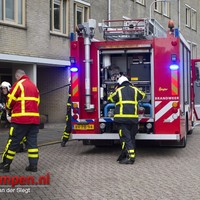 Brand in berging van flat Wortmanstraat