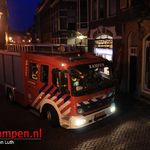 Scooter lekt benzine in Torenstraat