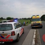 Man op scootmobiel belandt in sloot
