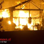 Asbest vrijgekomen bij brand IJsselmuiden