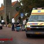 Fietser komt ten val op Dorpsweg IJsselmuiden