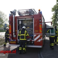 Kleine brand in bossage Flevoweg - Wederiklaan