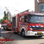 Brand op zolder van woning Ariohof