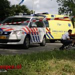 Fietser aangereden op de Haatlanderdijk