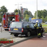 Schade aan auto door beginnend brandje Europa-Allee