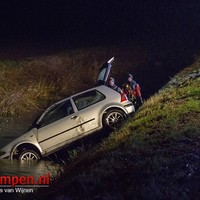Opnieuw auto te water langs de N50