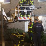 Schoorsteenbrand aan de Dorpsweg in IJsselmuiden.