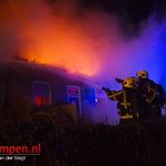 Grote brand Groote Woldweg Noordeinde