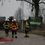 Gaslekkage aan de Zwagersweg in IJsselmuiden