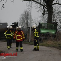 Gaslekkage aan de Zwagersweg in IJsselmuiden