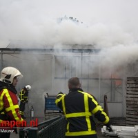 Brandje in oude CV ruimte van kas