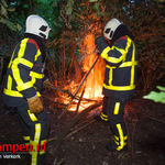 Buitenbrandje in bos bij Europa-Allee