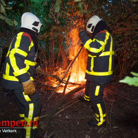 Buitenbrandje in bos bij Europa-Allee