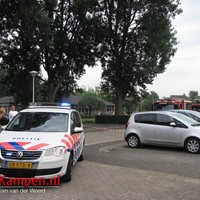 Korte zolderbrand na kortsluiting