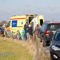 Voetganger gewond na aanrijding met wielrenner