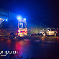 Scooterrijder ernstig gewond bij ongeval Kamperstraatweg