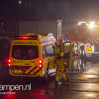 Brand in schip in aanbouw op scheepswerf in Kampen