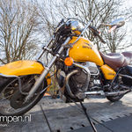 Aanrijding motor met auto Flevoweg Kampen