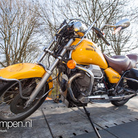 Aanrijding motor met auto Flevoweg Kampen