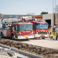 Brand in bedrijfspand Ambachtsstraat Kampen