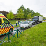 Gewonde bij kopstaart aanrijding Europa-Allee Kampen