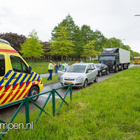 Gewonde bij kopstaart aanrijding Europa-Allee Kampen