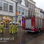 Gaslekkage bij de Blokker in Oudestraat Kampen