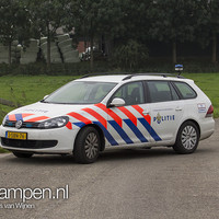 Zoektocht naar vermist persoon in IJssel bij Kampen