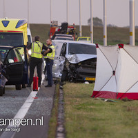 Dode en vier gewonden bij ongeval N50 Kampen