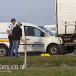 N50 bij Kampen dicht na ongeval met vrachtwagen