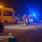 Bestuurster gearresteerd na bizar ongeval N50 Kampen-Zuid
